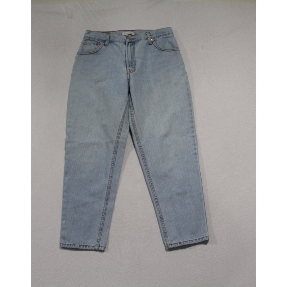 Levi's 550 Women Blue Jeans 12S Relaxed Taper Denim‎ Casual